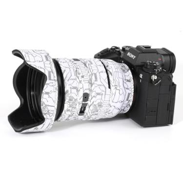 Imagem de CHASING BIRDS Revestimento impermeável de camuflagem de lente para TAMRON 70-180 mm F2.8 DI III VXD capa protetora de lente à prova de chuva versão III (branco elétrico, E-Mount)