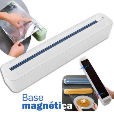 Imagem de Suporte Dispensador Cortador De Papel Alumínio Filme Pvc Manteiga De B