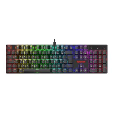 Imagem de Teclado Mecânico Gamer Redragon Apas RGB Preto Full Size