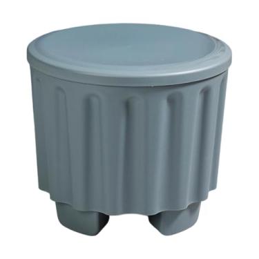 Imagem de Fxzqgnh Pufe com Espaço de Armazenamento, Apoio para Os Pés, Empilhável, para Adultos E Crianças, Trocador de Sapatos, Assento de Maquiagem para, Sala, Azul, Tamanho real