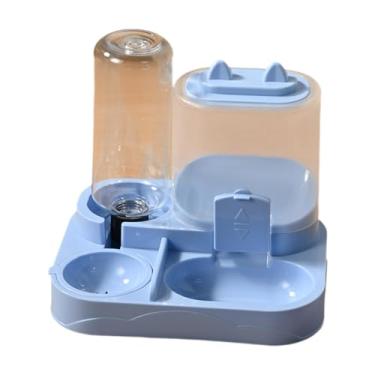 Imagem de Dualoai Alimentador Automático para Animais de Estimação, Dispensador de água, Bebedouro Compacto para Cães E Gatos, Coelhos E Pequenos Animais, Azul