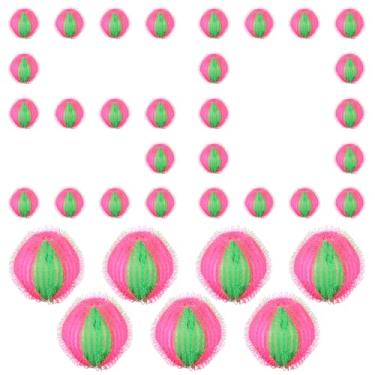 Imagem de 50 bolas reutilizáveis para prender pelos de animais de estimação, aplica-se à armadilha de fiapos para máquinas de lavar e secar, remove pelos de animais de estimação, fiapos, pelos de roupas de cama