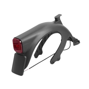 Imagem de oshhni Kit de substituição para para-lama traseiro, fácil de instalar, para-lama traseiro de bicicleta elétrica com lanterna traseira para G2