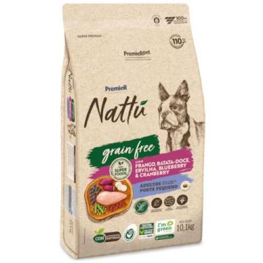 Imagem de Ração Premier Nattu Grain Free para Cães Adultos de Porte Pequeno Fran
