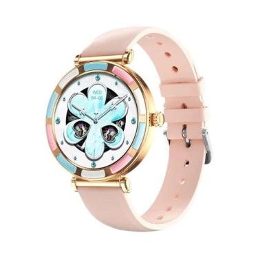 Imagem de Relógio Inteligente Feminino Ultra Fino Com Tela HD De 1,27 Polegadas,