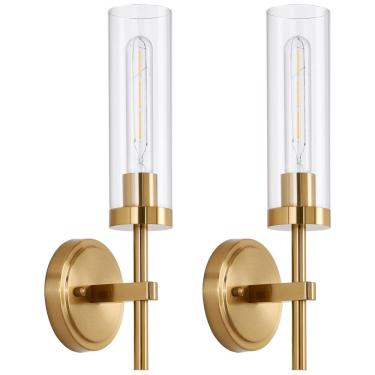 Imagem de Conjunto de Luminária de Parede com Fio, Estilo Moderno e 2 Peças para Sala de Estar, C...