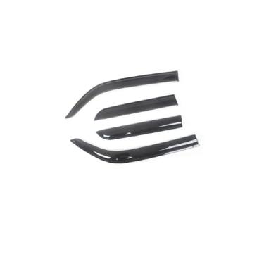 Imagem de GRJQRKHZ Defletor de janela lateral de carro para D&odge Durango 2011-2016 Weathershied viseira de porta vento sol proteção chuva janela lateral defletores de vento