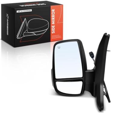 Imagem de A-Premium Espelho retrovisor elétrico do lado do motorista - compatível com Ford E-Transit 2022-2023, Transit-350 HD/Transit-150/Transit-250 2020-2023 - Espelho retrovisor externo externo dobrável