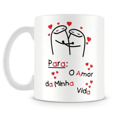 Imagem de Caneca Flork Personalizada - Amor da Minha Vida - 325ml - Amo Canecas