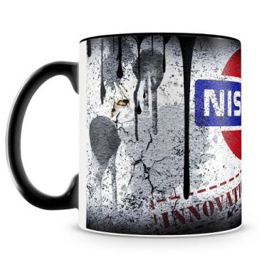 Imagem de Caneca de Cerâmica Estilo Lata de Óleo Nissan - 325ml - Amo Canecas