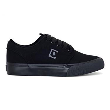 Imagem de Tenis QIX Combat Vulcan Streetwear Skate Conforto, Preto, 38