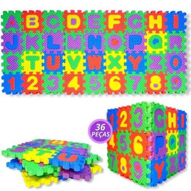 Imagem de Tapete De Eva Infantil Didático Números Tatame Alfabeto - Europio, Tap