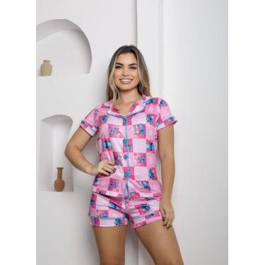 Imagem de Pijama Adulto Americano Curto Divertidamente Sticht Festa do Pijama - 