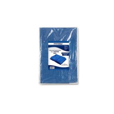 Imagem de Lona Reforçada AZUL 5x3 metros 75grs 100 micras ON94 Onetools