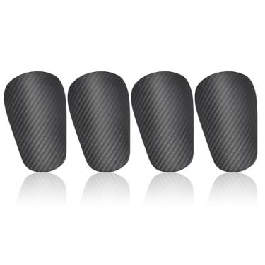 Imagem de 4 mini caneleiras, mini caneleiras de futebol de 8,15 x 4,97 cm, mini caneleiras de futebol extra pequenas, equipamento de proteção, mini caneleiras para homens, mulheres, crianças, meninos e meninas