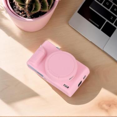 Imagem de Capa de silicone para câmera digital Powershot G7 X Mark III, rosa