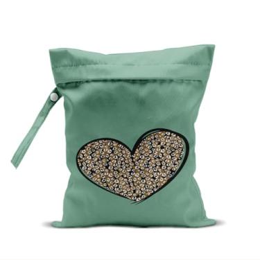 Imagem de Bolsa impermeável e úmida para roupas de banho, viagens, cosméticos, roupas sujas para piscina, ioga, academia, artigos de higiene, carrinho de bebê, bolsas de praia de viagem reutilizáveis (estampa