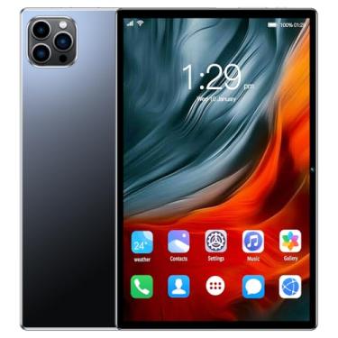 Imagem de Tablet V62 10.1" FHD Android 12, MTK6797, Câmera 24MP, Bateria 8000mAh – Modelos com 6GB, 8GB, 12GB RAM e até 512GB – Sem Marca – Com Tela Full HD (preto, 8+256)