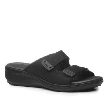 Imagem de Chinelo Pegada Feminino em Tecido Preto 232755-03-Feminino