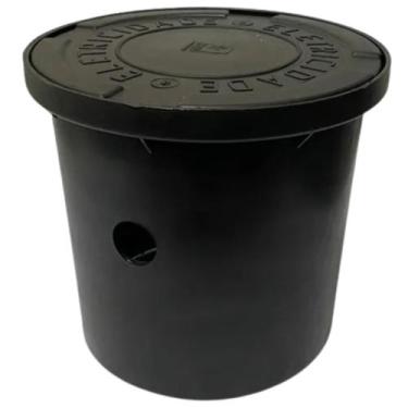 Imagem de Caixa de inspeção para aterramento pvc piso com tampa pequena 23x20cm 