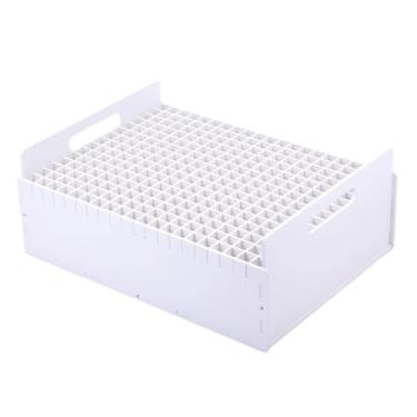 Imagem de oshhni Organizador de canetas marcadoras, suporte de madeira com 300 compartimentos, estojo de armazenamento versátil, suporte de armazenamento para mesa de