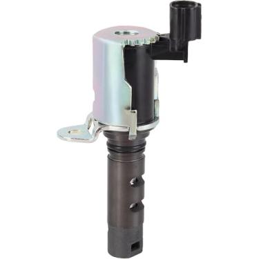 Imagem de Sorghum Válvula de controle de óleo solenoide variável do motor Solenoide VVT compatível com 01-08 Toyota RAV4 02-11 Camry 09-12 Corolla 01-07 Highlander 10-12 Lexus HS250h Substituição # 15330-28020