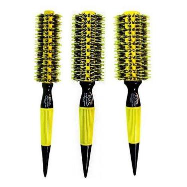 Imagem de Kit Com 3 Escovas Evas Cms Profissional 3000, 3003 E 3005, Verde