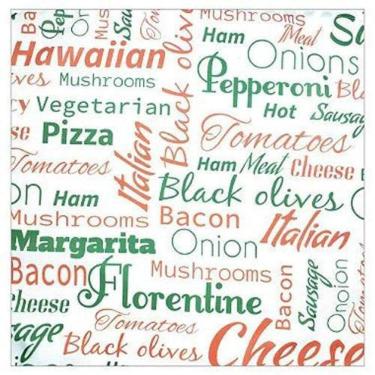 Imagem de Kit 4 Guardanapos De Tecido Mamma Mia 40Cmx40Cm