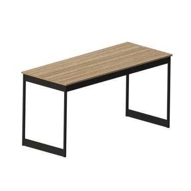 Imagem de Mesa de Escritório Workspace Mel e Preta 150 cm