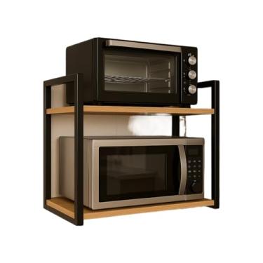 Imagem de Suporte De Parede Multifuncional | Rack Dedicado Para Micro-Ondas, Fornos Convencionais E Fritadeiras De Ar Quente(Prateleira Suspensa 60cm)