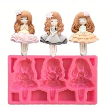 Imagem de Vestido de princesa molde de silicone retangular vestido de noite casting resina artesanato DIY