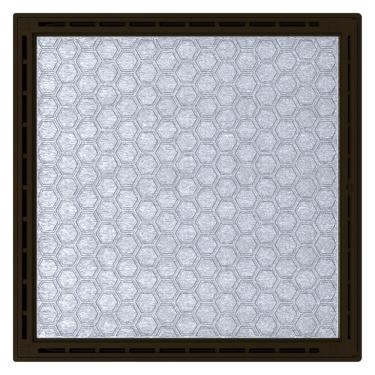 Imagem de Alçapão Tampa Casa Maquina Piscina 120x120 Gaveta Deslizante Marrom