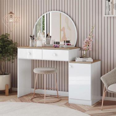 Imagem de Penteadeira Agnes Ambiente Branco Jequitibá Hp - Henn