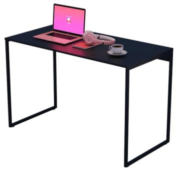 Imagem de Mesa de Escritório Multiuso 90cm em — Mesa para Home Office, Computador e Estudo(PRETA)