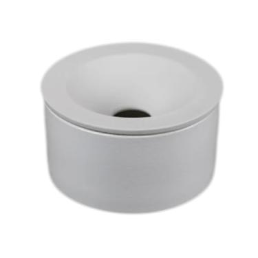 Imagem de ZABEES Cinzeiro portátil em forma de funil cinzeiro criativo para escritório doméstico desktop cinzeiro de cerâmica cinza isqueiro chinês e conjunto de fumo