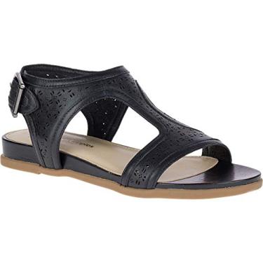 Imagem de Hush Puppies Sandália anabela unissex adulto dálmata, Preto, 11