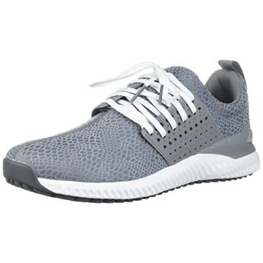 Imagem de adidas Tênis de golfe masculino Adicross Bounce Spikeless, 20 EU, Cinza/branco, 7.5 Medium US