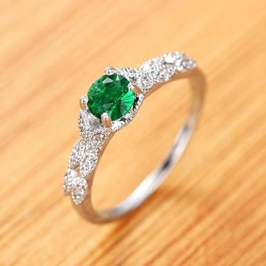 Imagem de Aliança de casamento delicada de zircônia cúbica para mulheres, acessórios de proposta de prata graciosa joia, 10, Latão, Zircônia cúbica