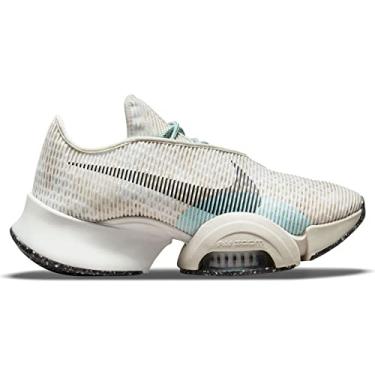 Imagem de Nike Tênis feminino Air Zoom Superrep HIIT Class, Tinta platina/osso claro/laranja total/cinza escuro, 8.5