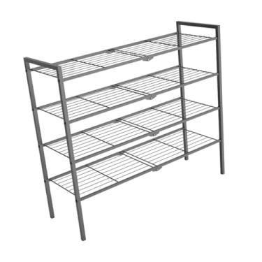 Imagem de YWJLQH Organizador de Prateleira de Sapatos Expansível para Armário, Plantador, Solução de Armazenamento de Entrada, 4 camadas