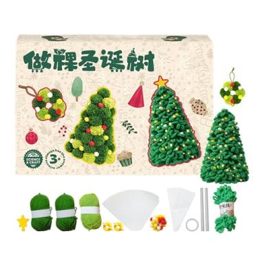 Imagem de Árvore De Natal De Brinquedo | Kit Artesanal de Fio com Material,Brinquedos Temáticos De Natal - Para Meninos Meninas Jovens Estudantes Festas Aniversário Escola Sala De Brincar Casa