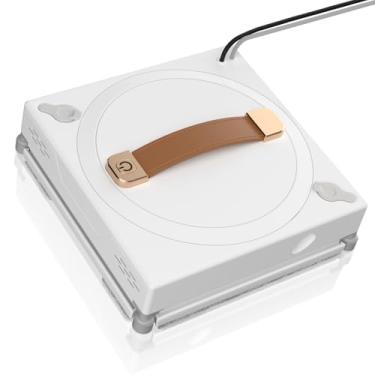 Imagem de Lcoco&Dream Robô portátil de limpeza de janela, spray de água bidirecional automático ultrassônico, detecção automática de pressão de ar, planejamento inteligente de 3 caminhos, sistema antiderrapante