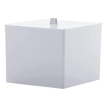 Imagem de Paramount Plástico LIXEIRA QUADRADA BRANCA QUADRATTA, Bagno