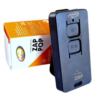 Imagem de  02 Controles Portão PPA Zap Pop 433,92MHz 2 Botões