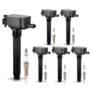 Imagem de Conjunto de 6 bobinas de ignição ENA compatível com Chrysler 200 300 Town&Country e Dodge Avenger Challenger 2011-2014