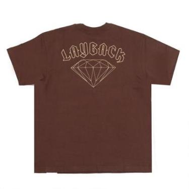 Imagem de Camiseta Diamond X Layback Tee - Chocolate-Masculino
