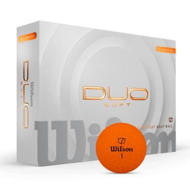 Imagem de Bolas de golfe WILSON 2025 Duo Soft Orange 12 Balls