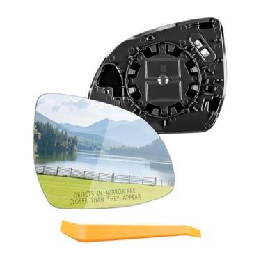 Imagem de Espelho aquecido do lado direito do passageiro adequado para BMW X3 G01 F25 X4 G02 X5 G05 F15 X6 G06 F16 X7 G07 2014-2024, vidro espelhado com placa de suporte