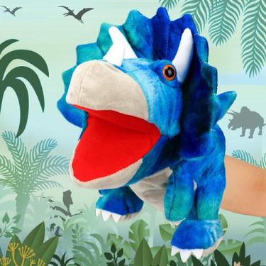 Imagem de Brinquedo de pelúcia com bonecos de pelúcia Cuteoy Triceratops Plush