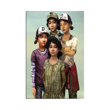 Imagem de Pôster De Arte Em Tela De Anime E Videogame the Walking Dead Telltale,